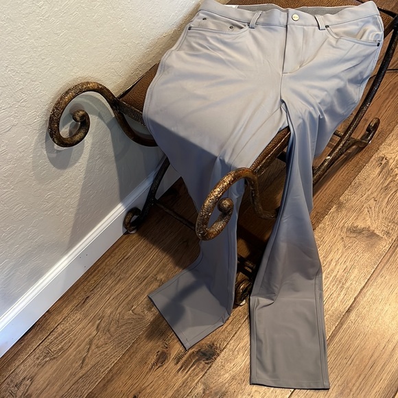 Greg Norman Collection Sharks 🦈 Classic Grey Golf Slim Fit Lightweight Pants! - Picture 2 of 8